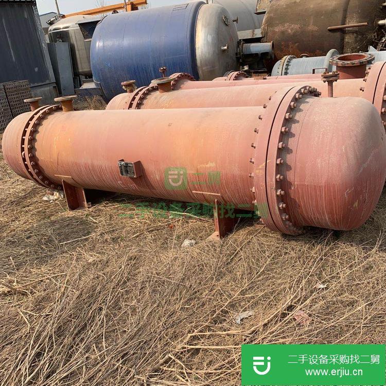 山東出售二手不銹鋼列管式冷凝器