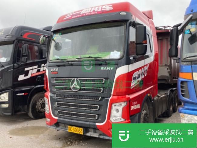 江西出售二手三一重工半掛車500馬力濰柴可提檔過(guò)戶
