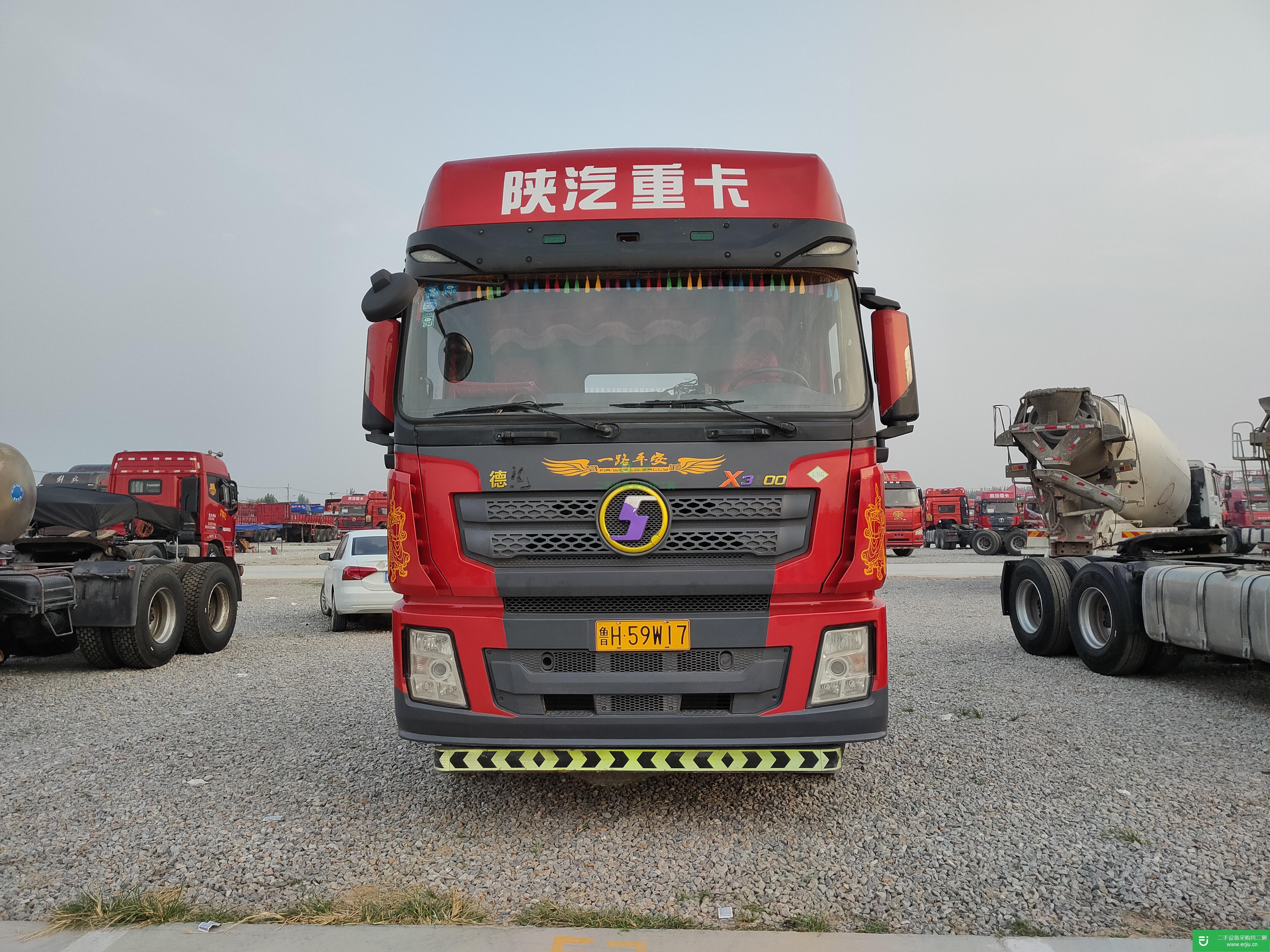 山東出售二手陜汽重卡430馬力牽引車