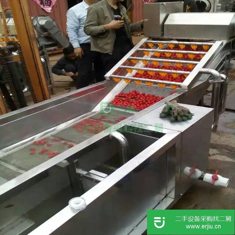 山東出售二手不銹鋼果蔬清洗機