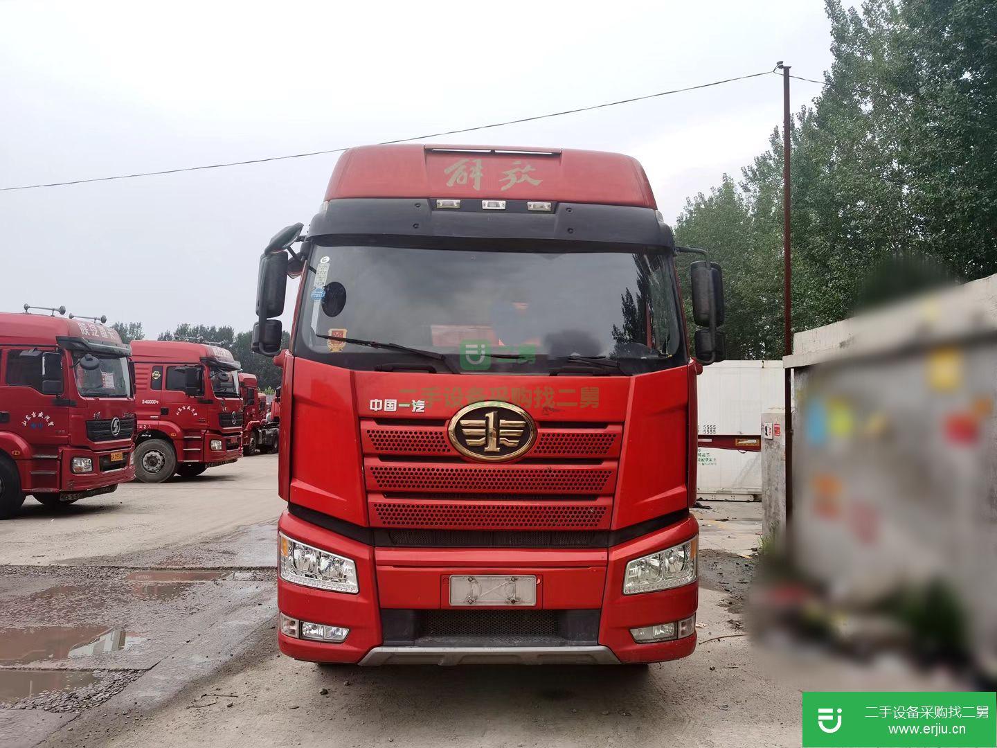 山東出售二手一汽解放500馬力半掛車