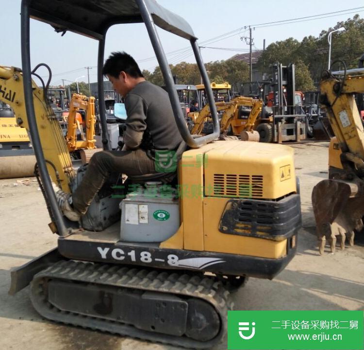 上海出售二手玉柴13微型挖掘機