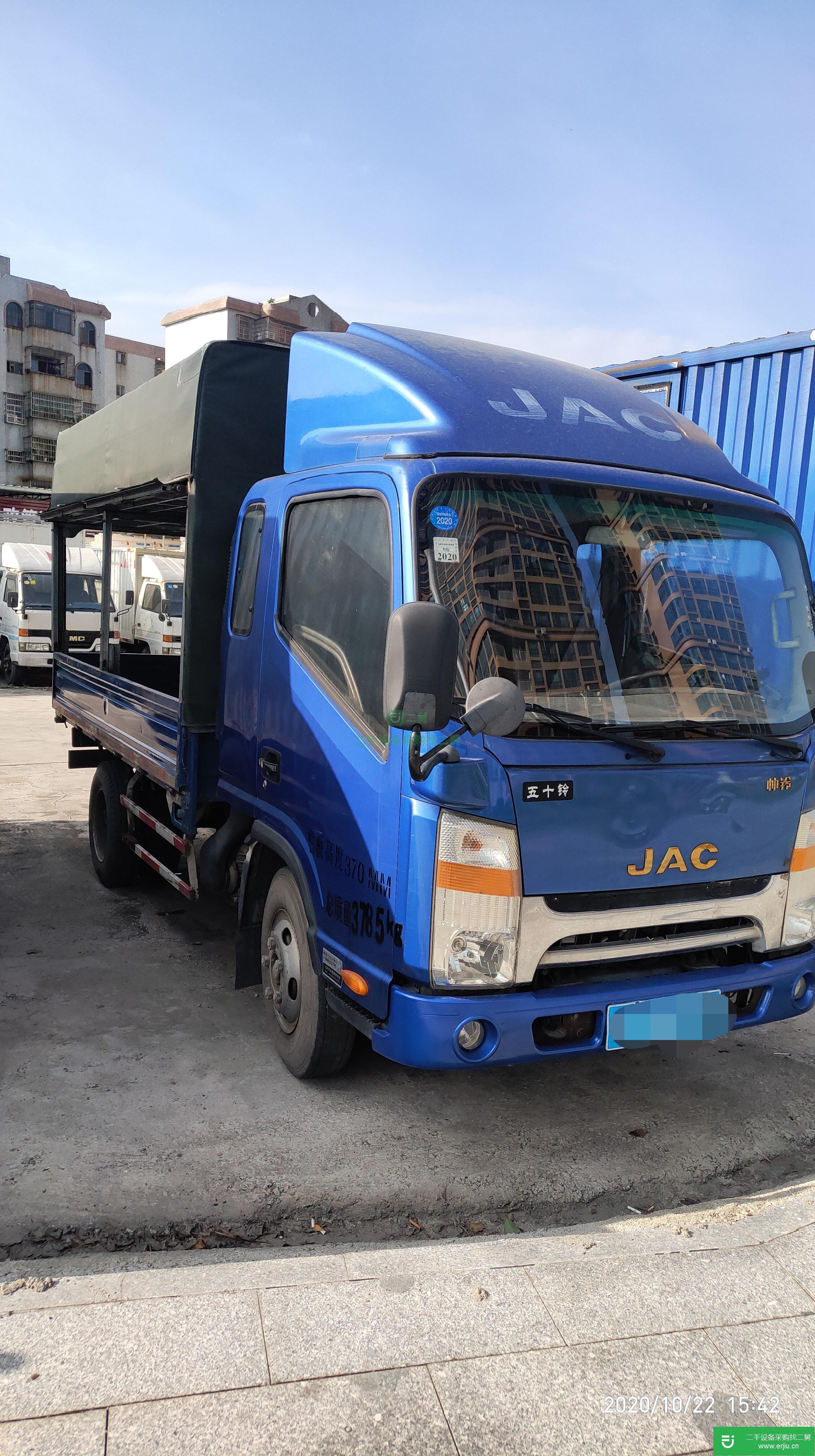 廣東出售二手江淮帥鈴120馬力貨車