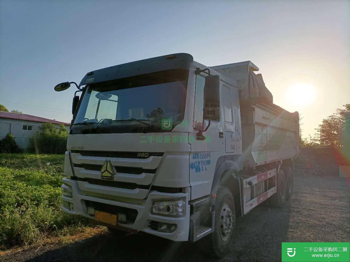 河北出售二手重汽豪沃340馬力自卸車