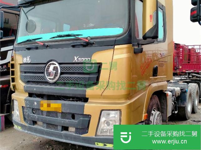 江蘇出售二手陜汽重卡500馬力國五牽引車