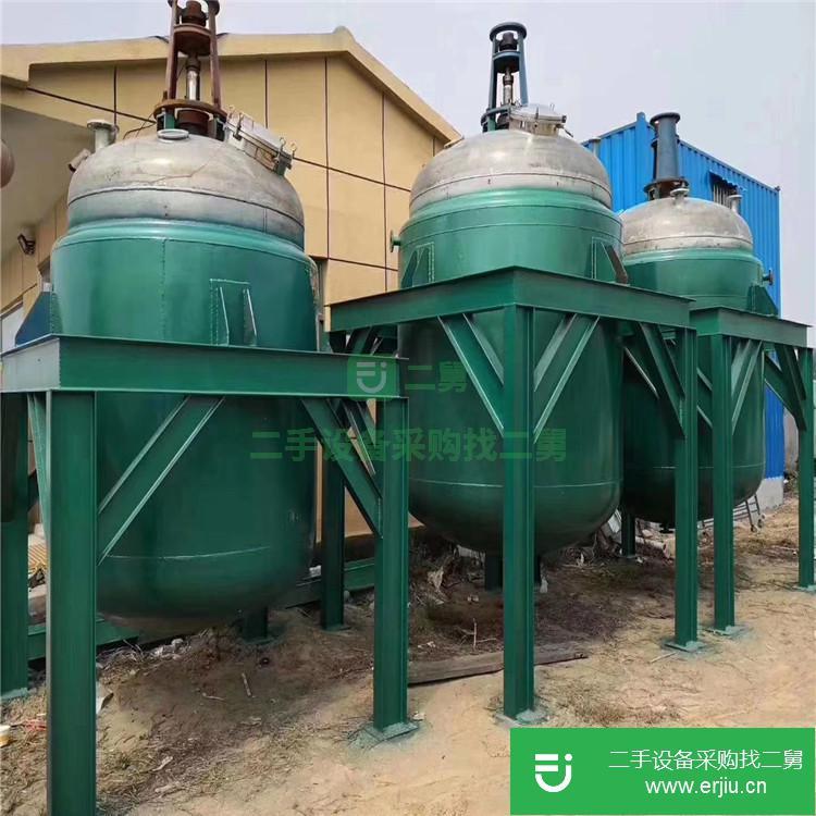山東出售二手搪瓷2噸反應釜