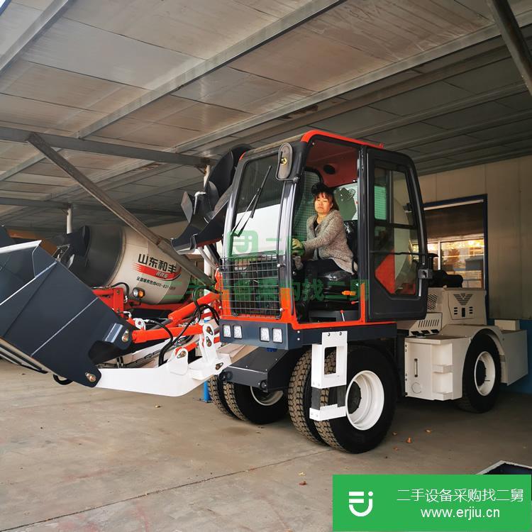 山東出售二手泰通3500小型移動式攪拌機