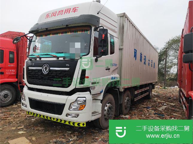 江蘇出售二手東風天龍292馬力箱式貨車