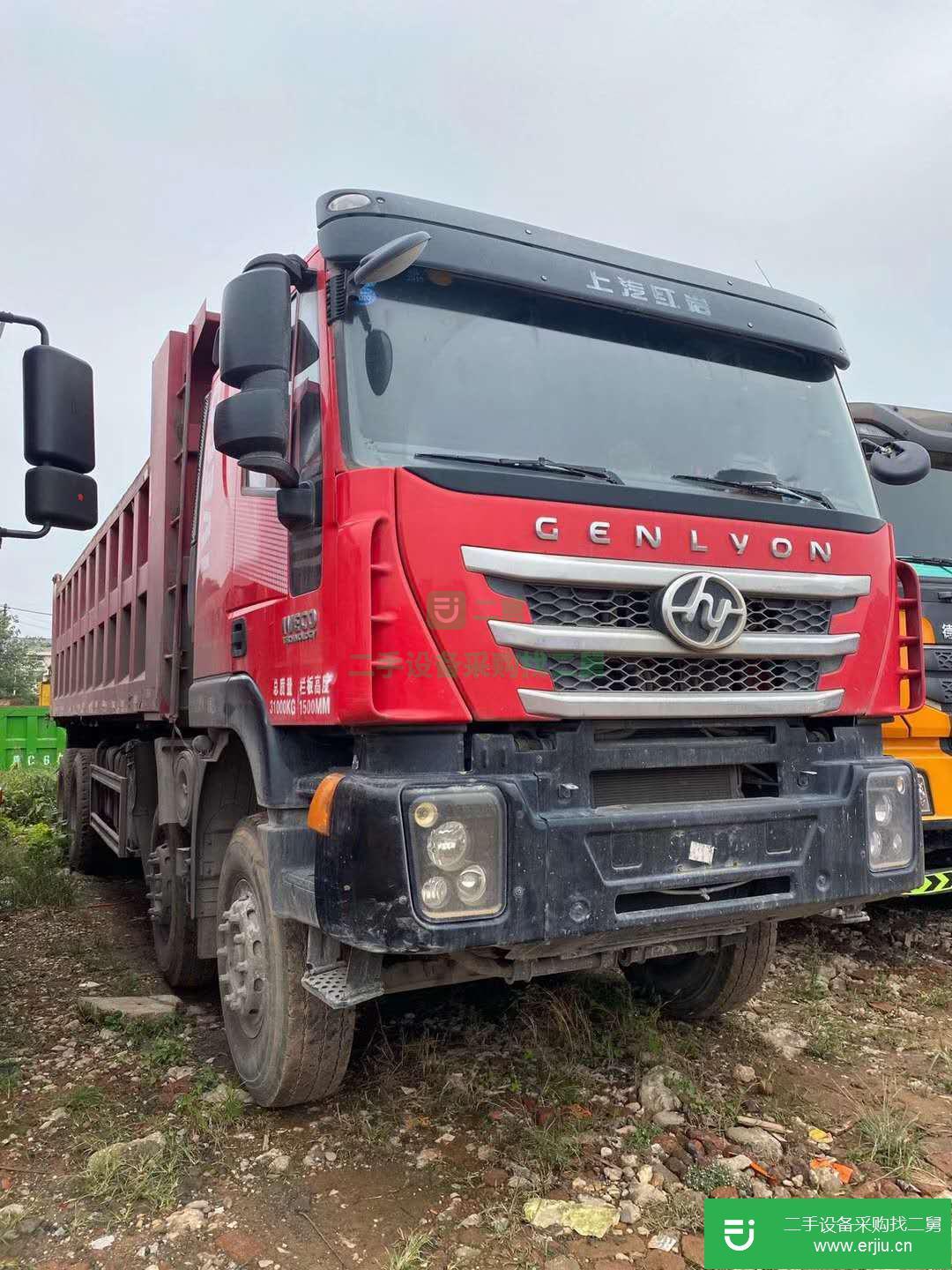 江西出售二手上汽紅巖430馬力自卸車
