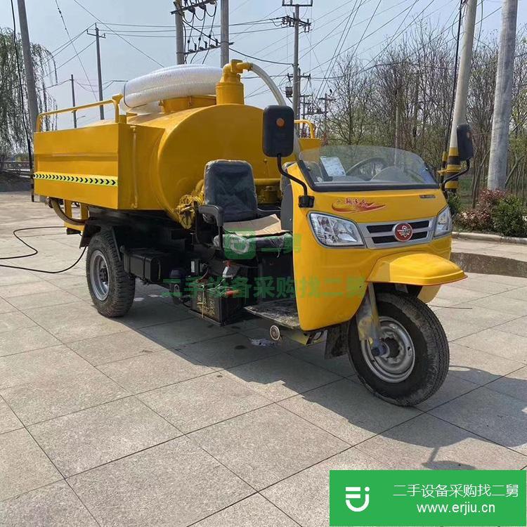 山東出售二手自吸自排三輪吸糞車