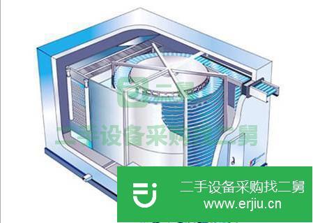 山東出售二手LXS螺旋單凍機