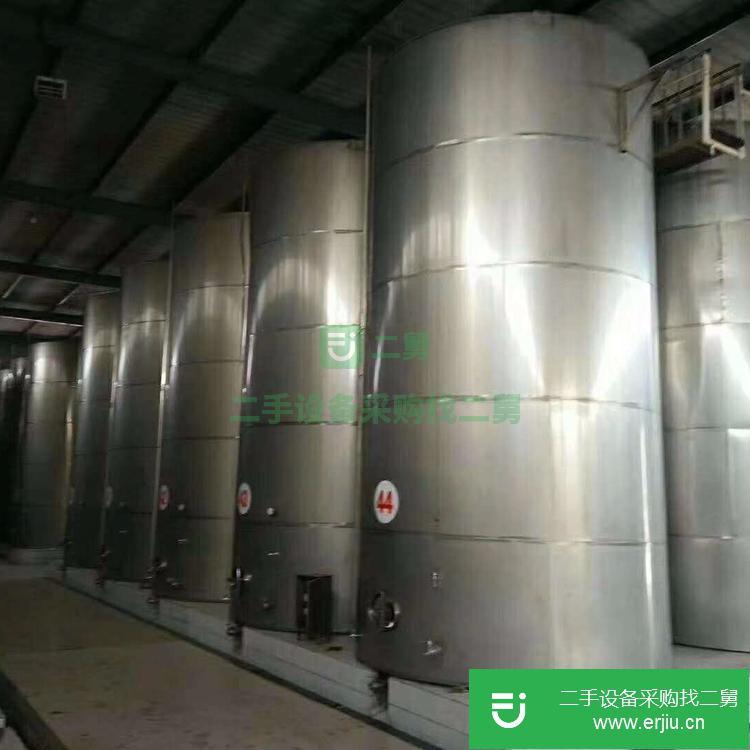 山東出售二手不銹鋼儲罐
