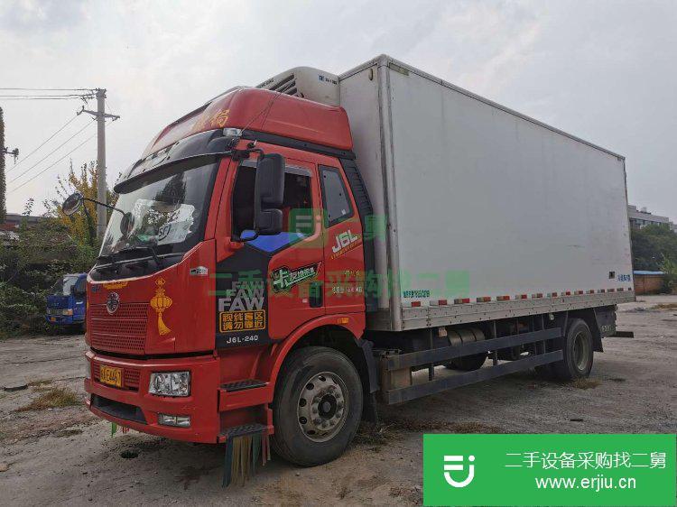 安徽出售二手一汽解放冷藏車240馬力