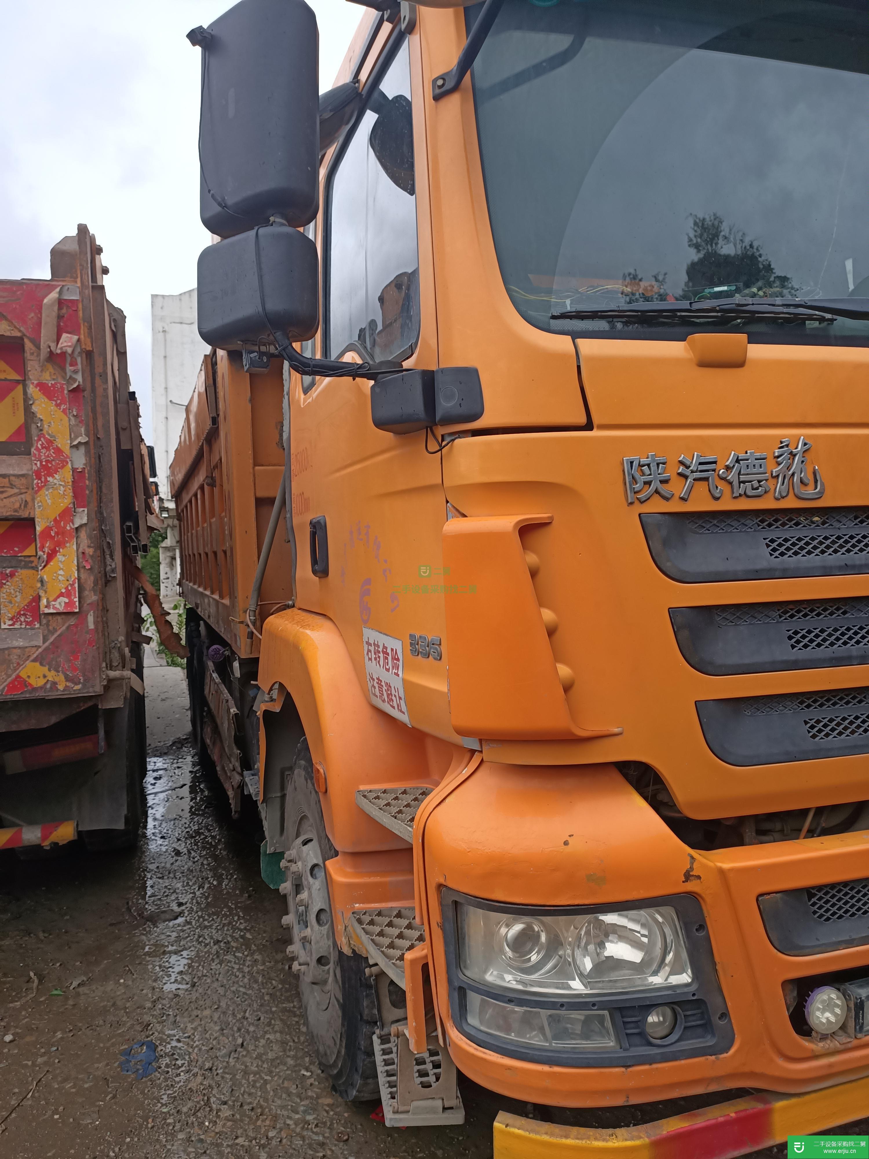 浙江出售二手陜汽重卡336馬力自卸車