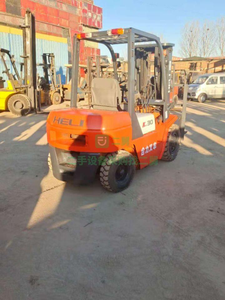 河北出售二手的合力三噸K303節門架升高4.5米叉車