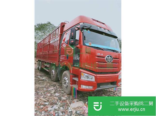 江西出售二手一汽解放J6P460馬力倉欄貨車
