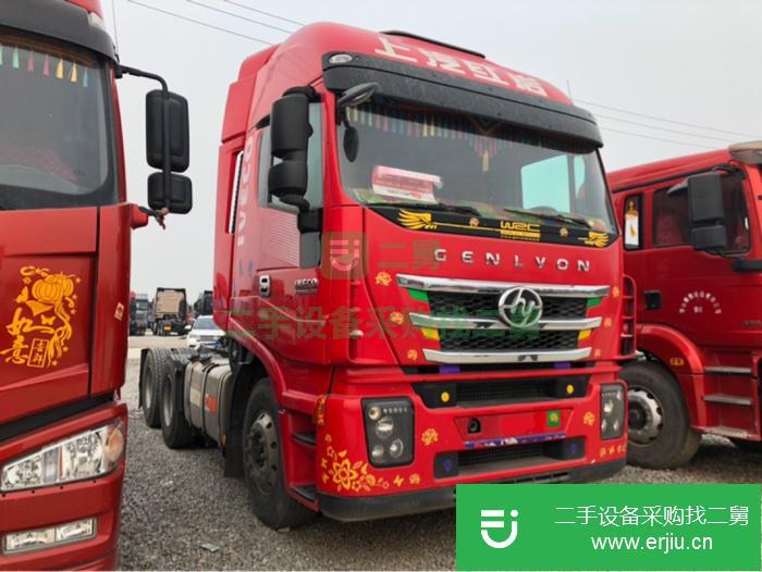 山東出售二手上汽紅巖560馬力牽引車