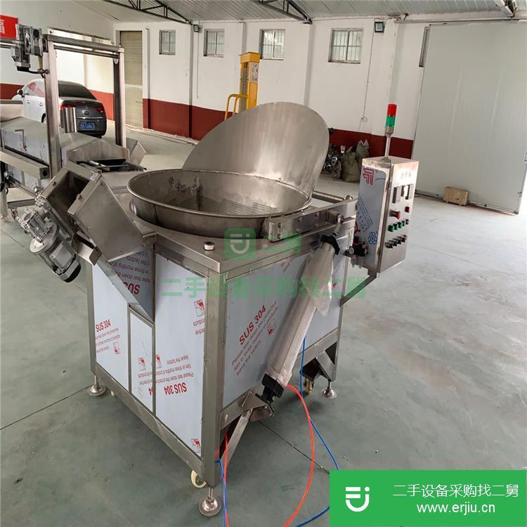 山東出售二手邁多MD-1000魚豆腐全自動油炸機