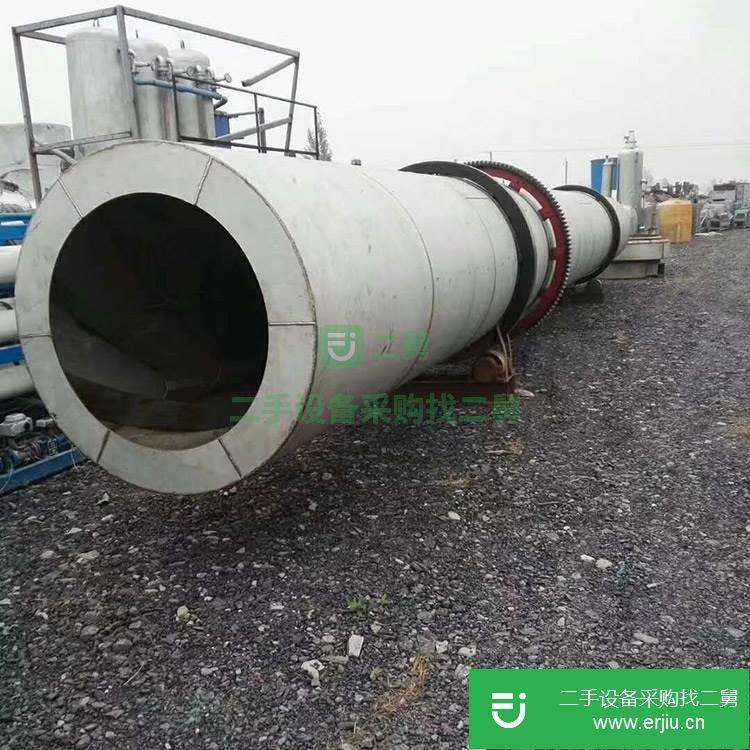 山東出售二手石英砂滾筒烘干機
