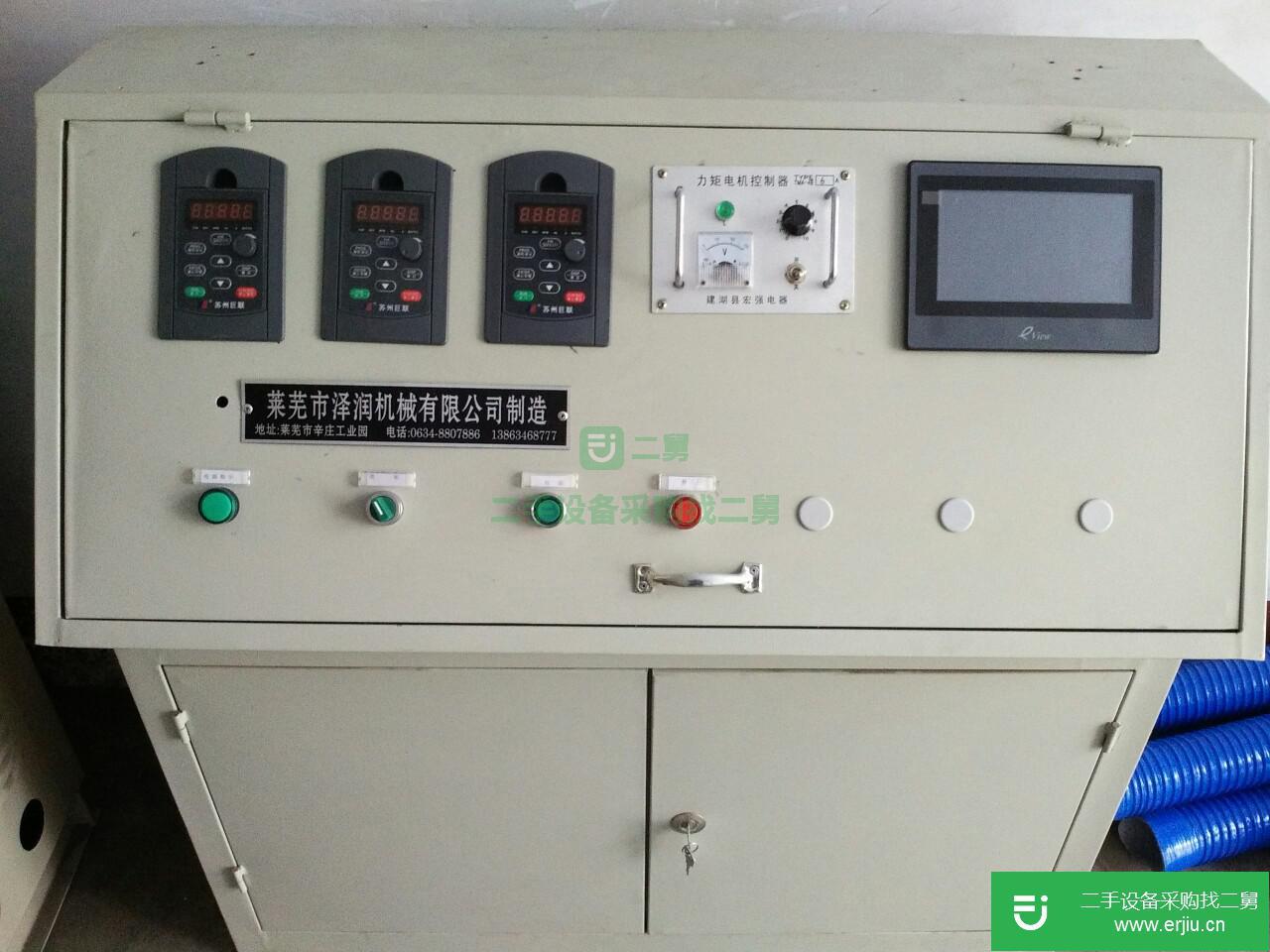 山東出售二手澤潤5565雙色彩條吹膜機(jī)組