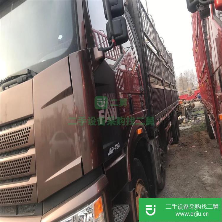 山東出售二手國五9.6米高欄貨車