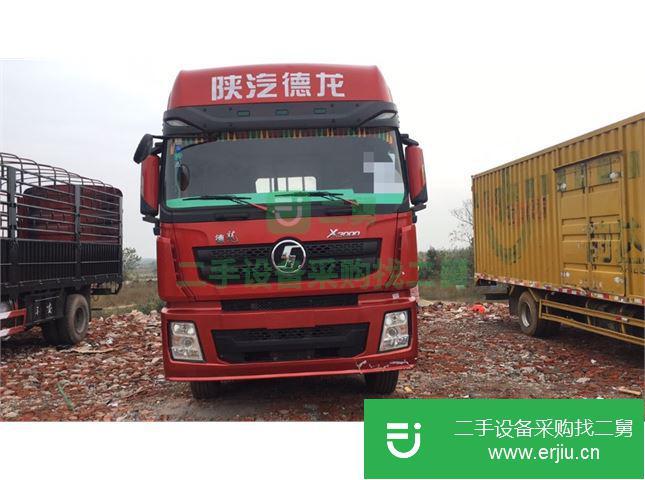 江西出售二手陜汽重卡460馬力平板車