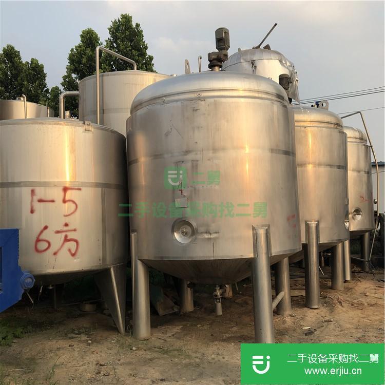 山東出售二手不銹鋼電加熱攪拌罐