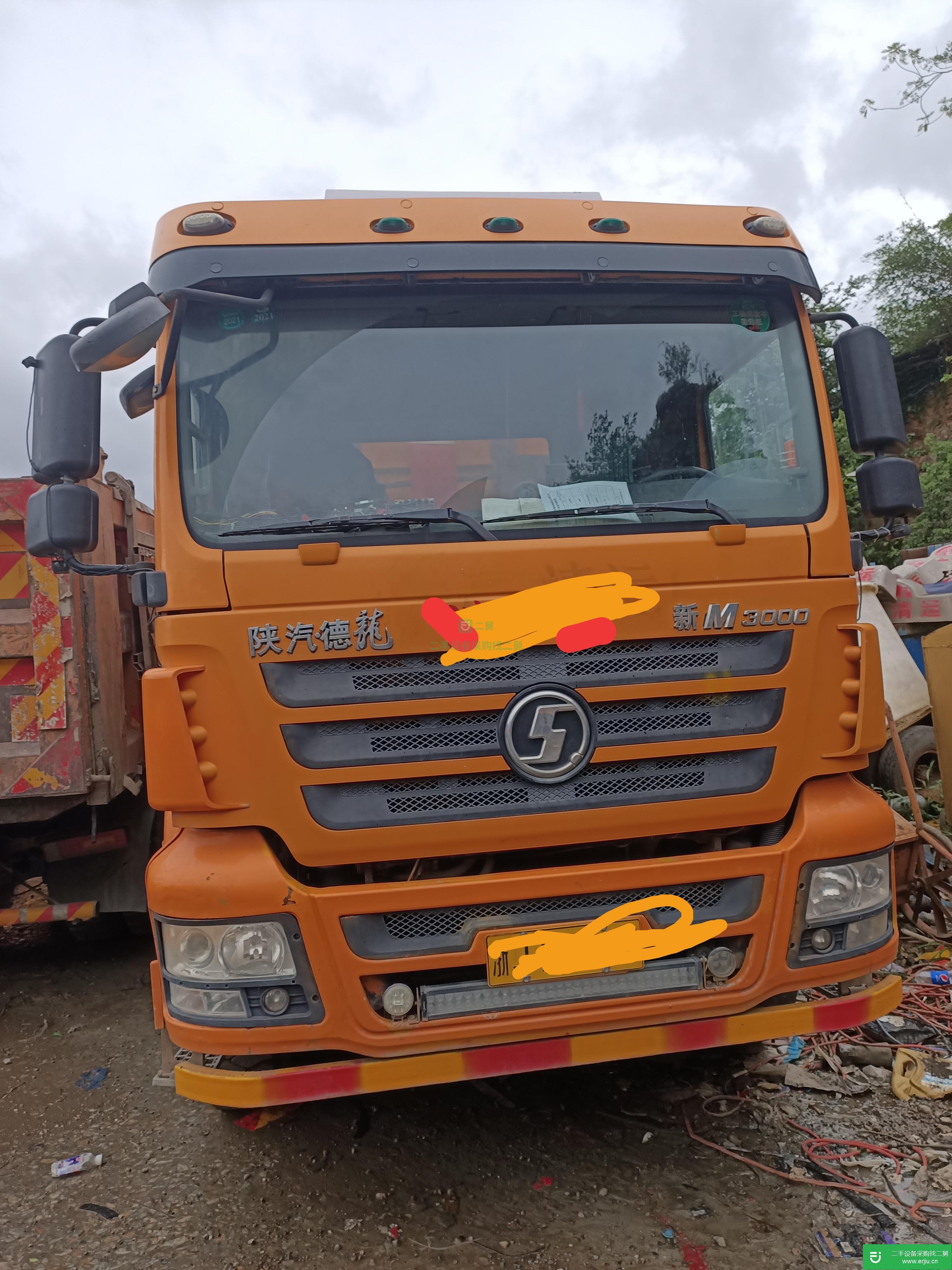 浙江出售二手陜汽重卡336馬力自卸車