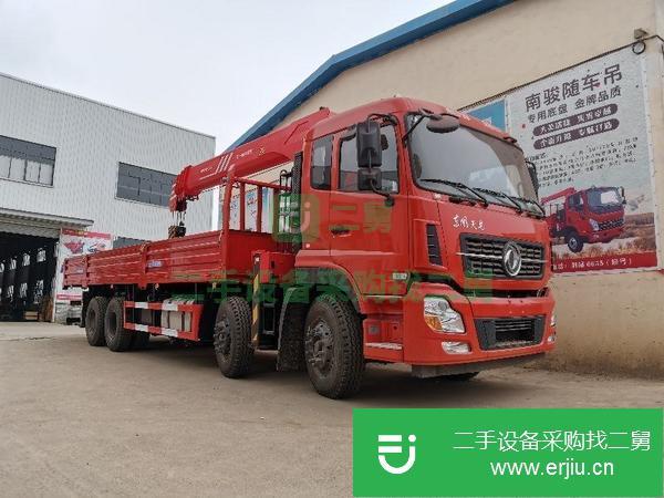 內蒙古出售二手東風天龍14噸隨車吊
