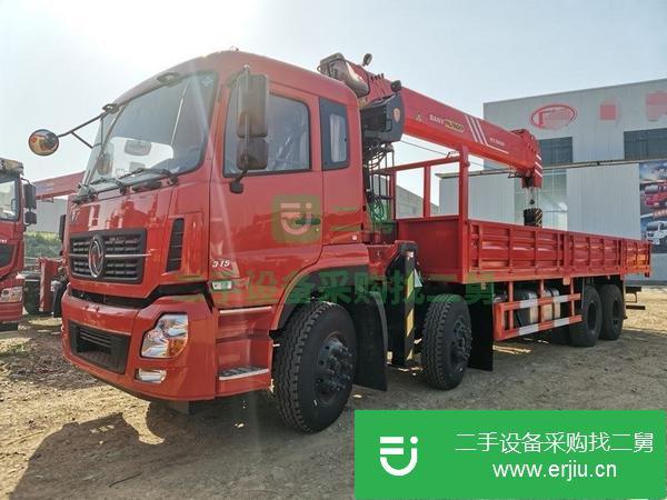 內蒙古出售二手東風天龍14噸隨車吊