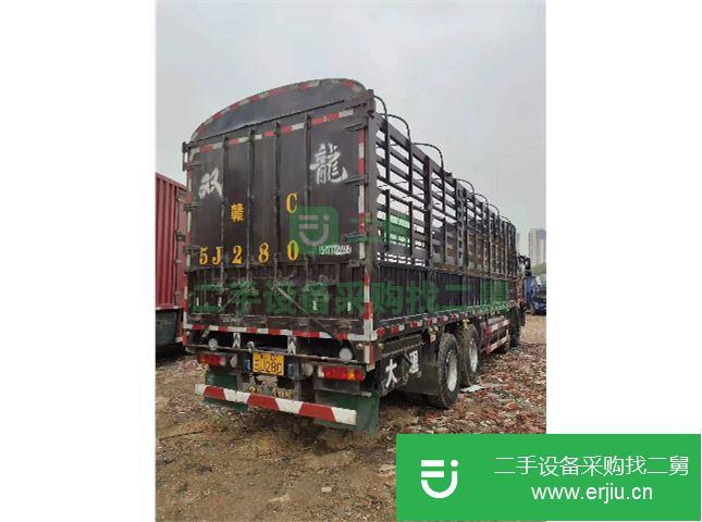 江西出售二手一汽解放J6P重卡420馬力國五倉柵式載貨車