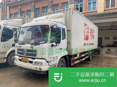 廣東出售二手東風天錦中卡160馬力箱式貨車