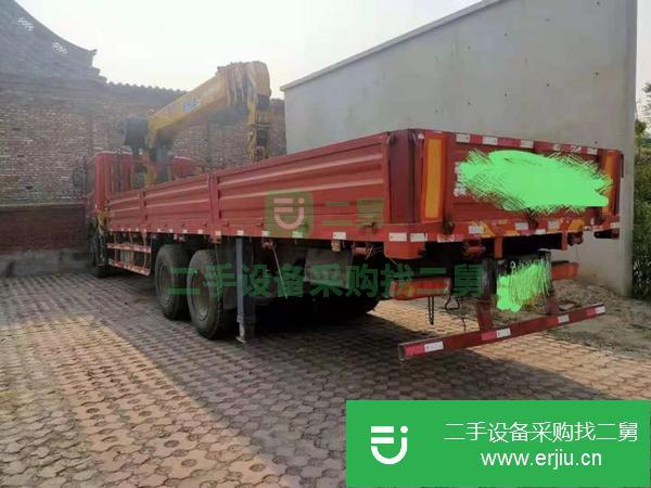 江蘇出售二手后八輪隨車吊上裝徐工12噸吊機