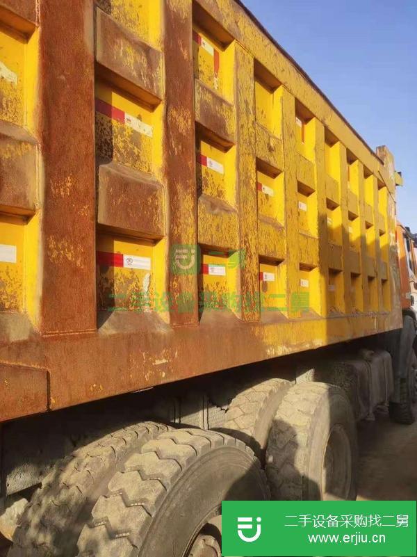 山西出售二手17年北奔后八輪自卸車340馬力車況好