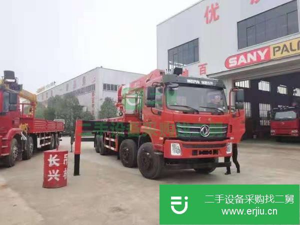 湖北出售二手前四后八長興12噸5節臂隨車吊