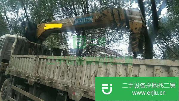 湖北出售二手前四后八隨車吊上裝三一14噸吊機