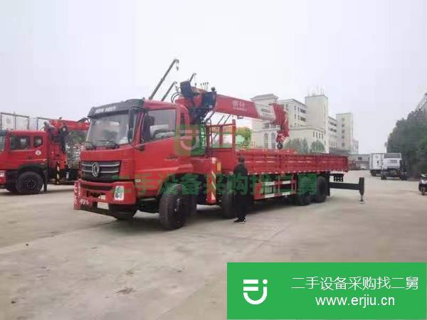 湖北出售二手前四后八長興12噸5節臂隨車吊