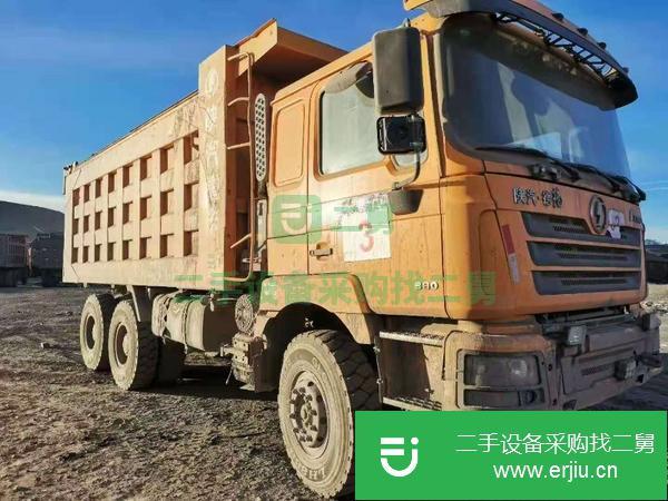 山西出售二手德龍三橋380馬力5.8米大箱自卸車