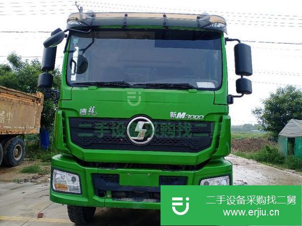山東出售二手20年德龍后八輪自卸車5.8米350馬力