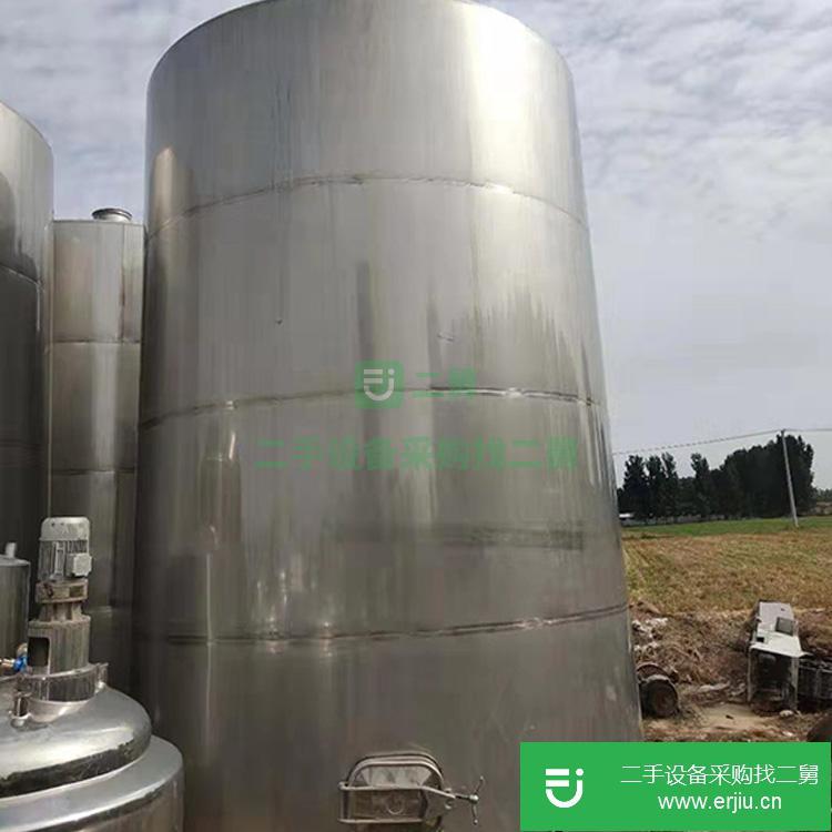 山東出售二手拋光不銹鋼儲罐