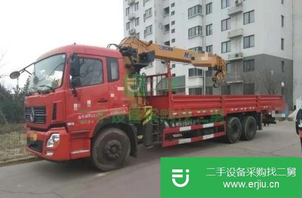湖北出售二手徐工12噸隨車吊天龍270馬力車無事故