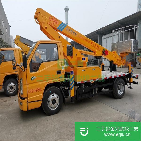 湖北出售二手國六排放江鈴直臂21米高空作業車