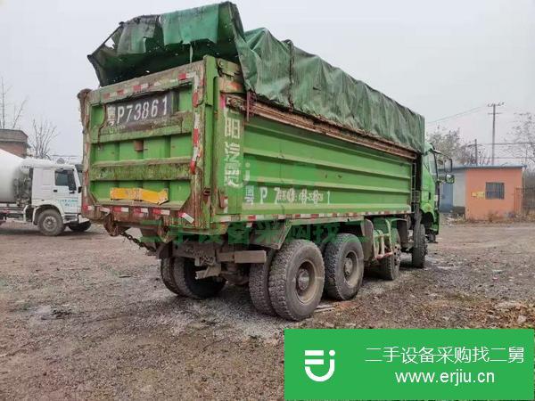 山西出售二手陜汽德龍前四后八自卸車國五排放