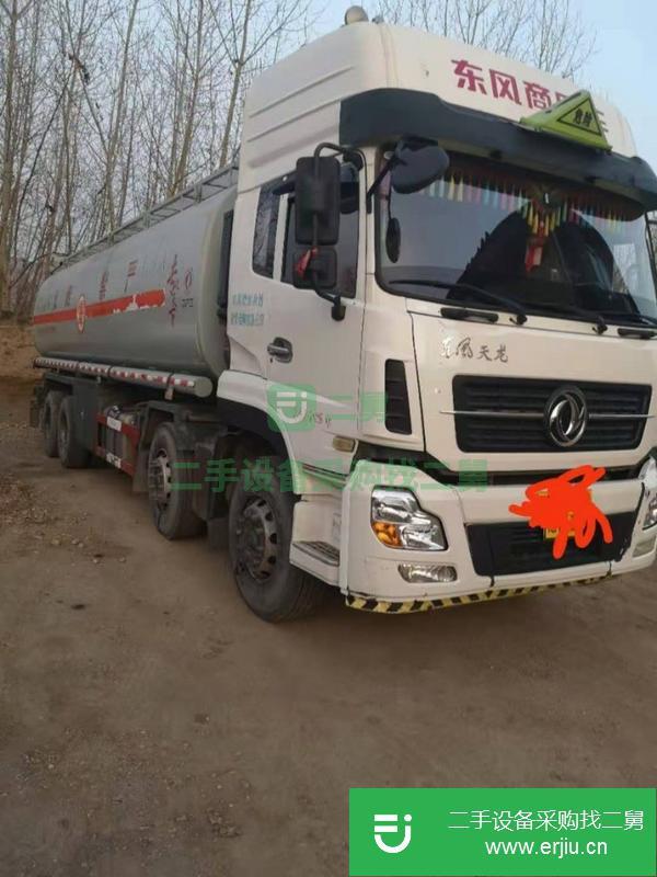 山西出售二手320馬力雷諾前四后八油罐車
