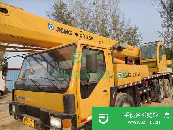 河南出售二手徐工25k吊車車況精品無事故
