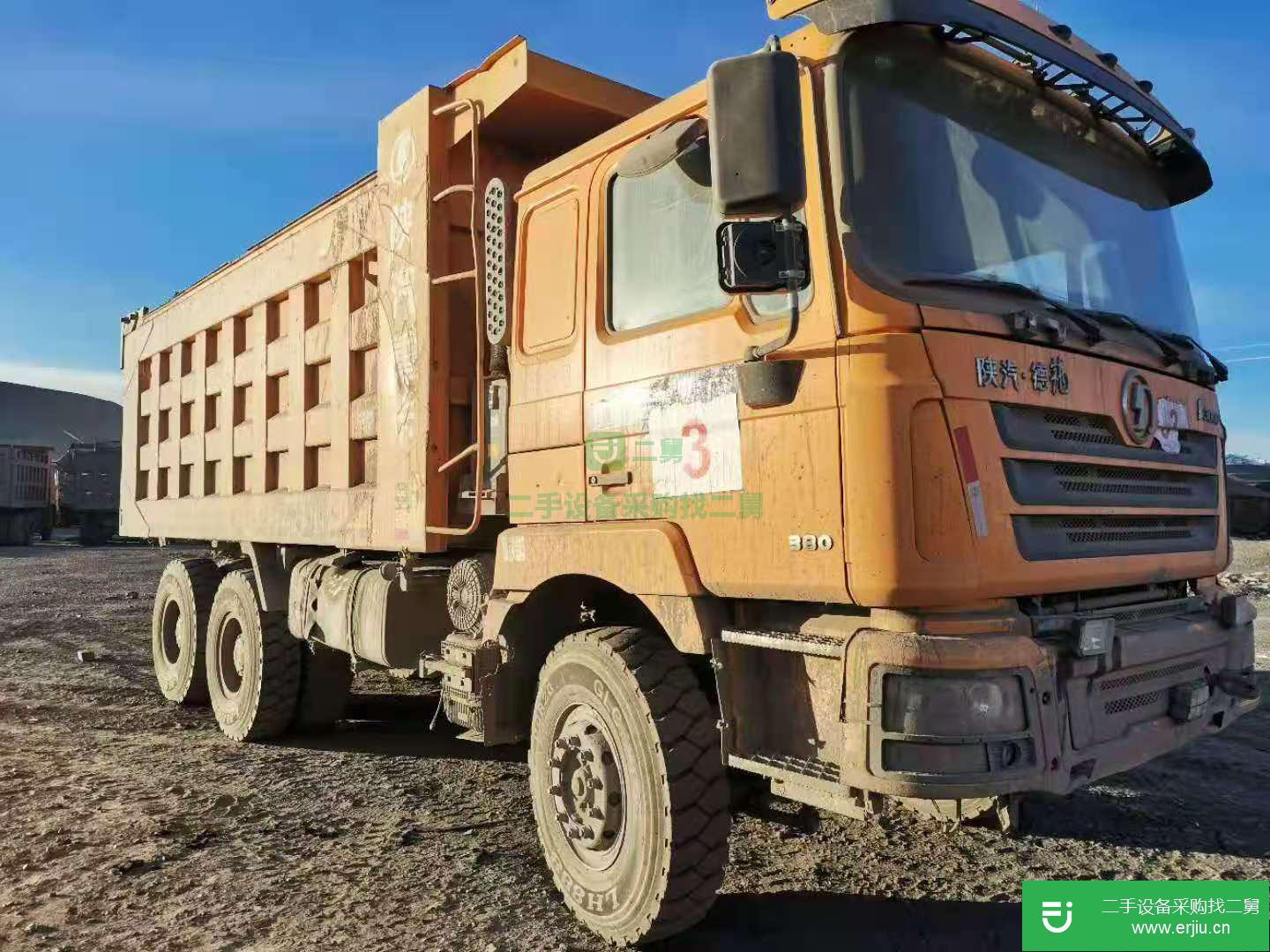 山西出售二手德龍三橋380馬力5.8米大箱自卸車