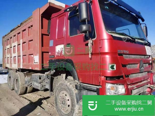 山西出售二手18年豪沃5.8米大箱自卸車
