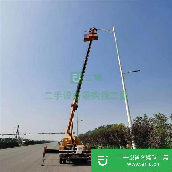 湖北出售二手國六排放江鈴直臂21米高空作業車