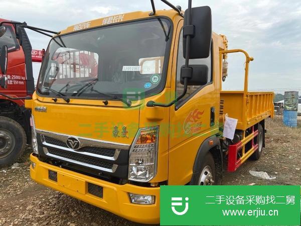 湖北出售二手重汽豪曼隨車吊可分期包上戶