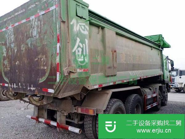 山東出售二手18年紅巖杰獅自卸車國五，7.8米，390馬力